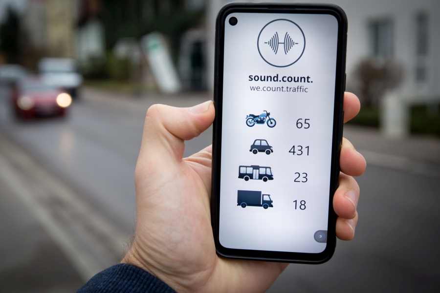 SoundCount App Mockup